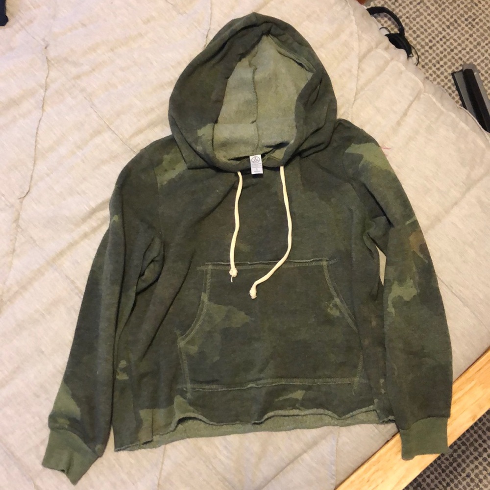 Alternative Apparel Cami Cropped Sweatshirt